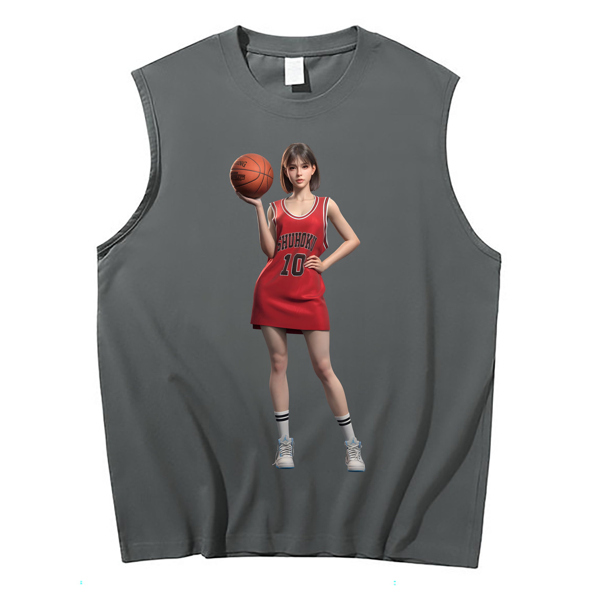 （画像用） SLAM DUNK／スラムダンク コットン100％タンクトップ（フロントプリント）
